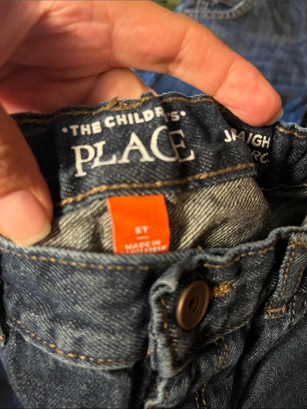 The Children's Place Dark Blue Straight Jeans